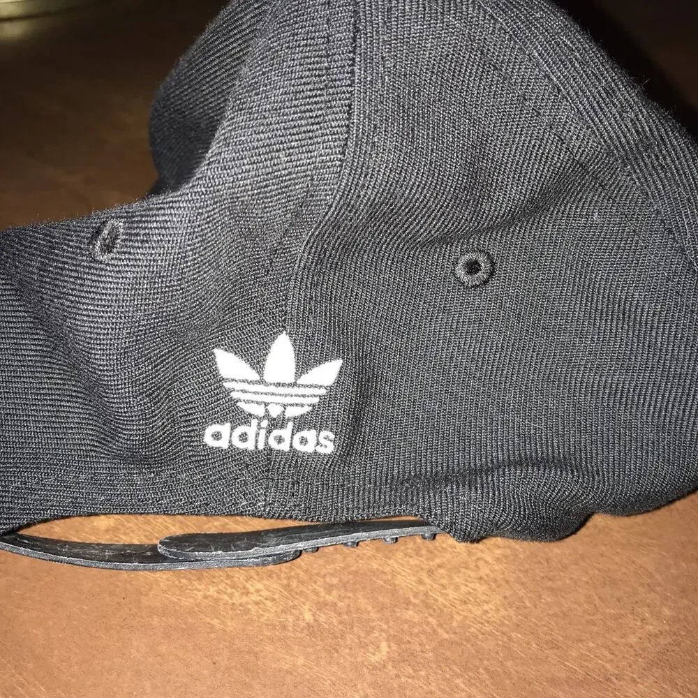 adidas Adjustable Black Logo Hat‎